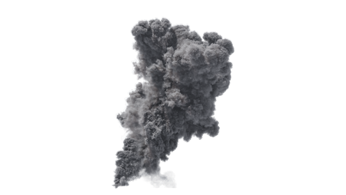 (4K) Mega Smoke Plume 1 