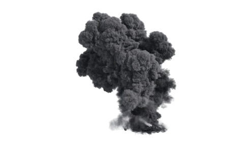 (4K) Mega Smoke Plume 10 