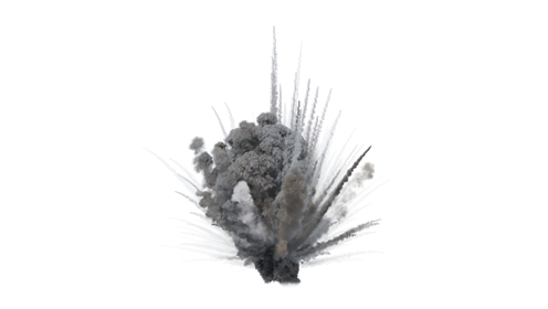 (4K) Volcano Eruption Smoke 3 