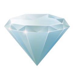 Diamond White Gemstone