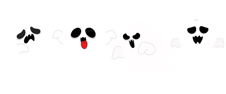 Ghost Sheet Vector Stickers
