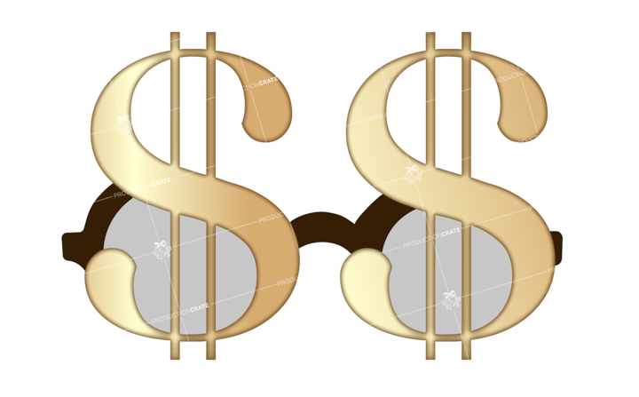Gold Dollars Eyeglasses