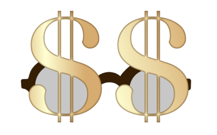 Gold Dollars Eyeglasses