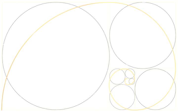 Golden Spiral Circle