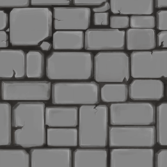 Loop Painted Brick Wall