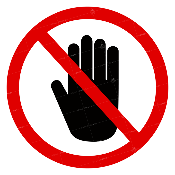 Noentrysign Hand