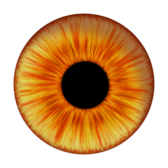 Orange Fire Lens