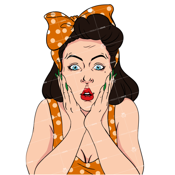 Popart Blackhair