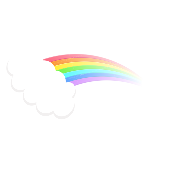Rainbow Transparent Cloud