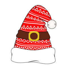 Red Santa Pattern1