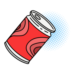 Can Spill Popart