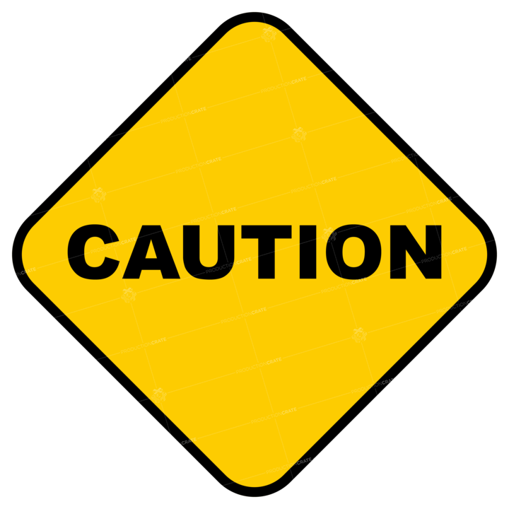 Caution Yellow Sign
