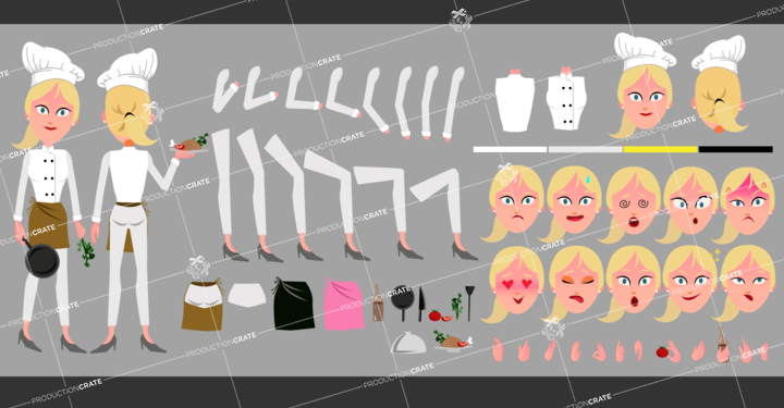 Character Female Chef