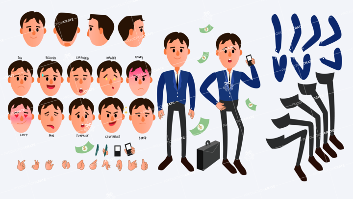 Character Male Businessman