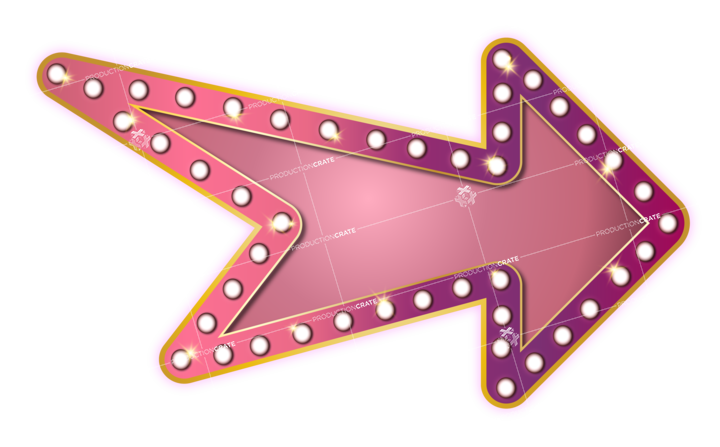 Cinema Light Sign Pink