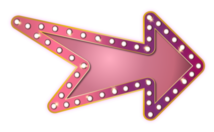 Cinema Light Sign Pink