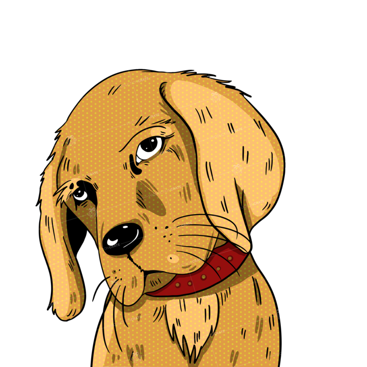 Dog Brown Popart