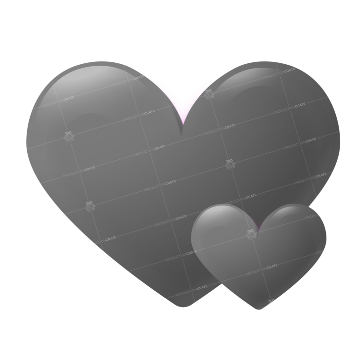 Mini Doubleheart Gray