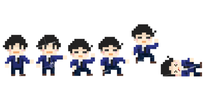 Pixel Businessman
