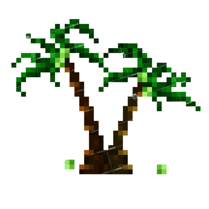 Pixel Coconut Tree