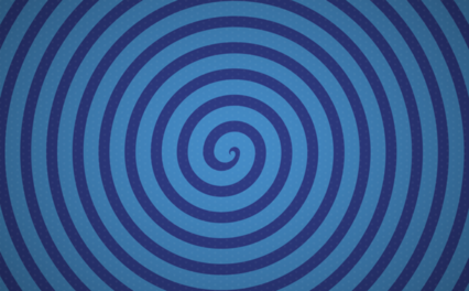 Popart Blue Spiral Bg