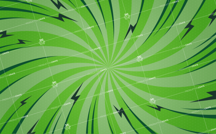 Popart Green Twist Bg