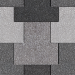 Roof Tile Pattern02 White