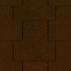 Roof Tile Plain Brown