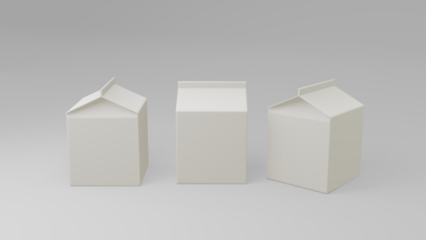 Short Milk Carton Bg