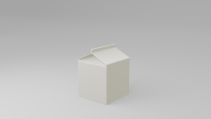 Short Milk Carton Corner Bg
