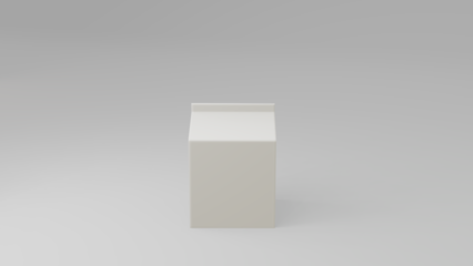 Short Milk Carton Front B
