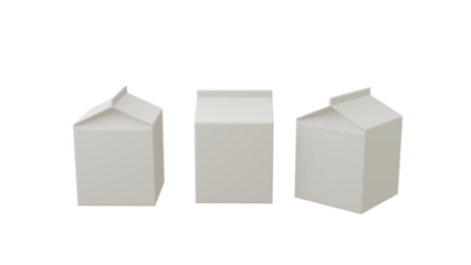 Short Milk Carton Mockup