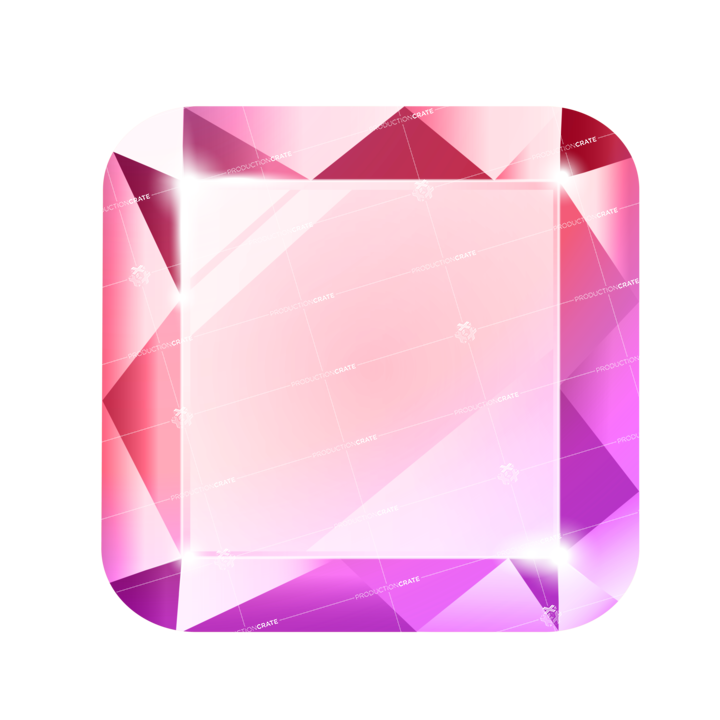 Square Pink Gemstones