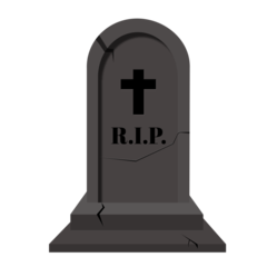 Tombstone Cross Grey
