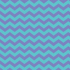 Zigzag Blue Popart